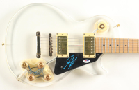 Steven Tyler & Cyndi Lauper Signed 40" Custom Electric Guitar (PSA) at PristineAuction.com