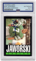 Ron Jaworski Signed 1985 Topps #132 (PSA) at PristineAuction.com