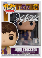 John Stockton Signed Jazz #194 Funko Pop! Vinyl Figure (Schwartz) at PristineAuction.com