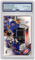 Travis Wood Signed 2016 Topps Baseball Trading Card #507A (PSA) at PristineAuction.com