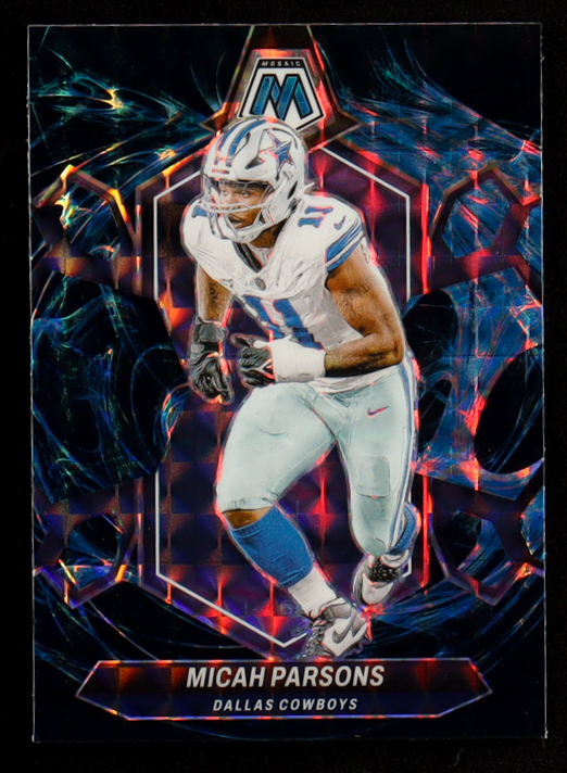 Micah Parsons 2024 Panini Mosaic Mosaic Genesis #62 at PristineAuction.com Micah Parsons 2024 Panini Mosaic Mosaic Genesis #62 at PristineAuction.com