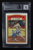 Fernando Tatis Jr. Signed 2021 Topps Heritage IA #138 (Beckett | Auto Grade BGS 10) at PristineAuction.com