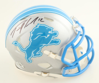 Tim Patrick Signed Lions Speed Mini Helmet (Beckett) at PristineAuction.com