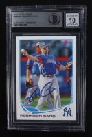 Robinson Cano Signed 2013 Topps Update #US323A (Beckett | Auto Grade BGS 10) at PristineAuction.com