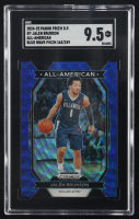 Jalen Brunson 2024-25 Panini Prizm Blue Wave All-American Draft Picks #7 #163/249 (SGC 9.5) at PristineAuction.com