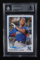Robinson Cano Signed 2013 Topps Update #US293 (Beckett | Auto Grade BGS Authentic) at PristineAuction.com