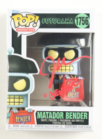 John DiMaggio Signed "Futurama" #1756 Matador Bender Funko Pop! Vinyl Figure Inscribed "Bender" (JSA) at PristineAuction.com