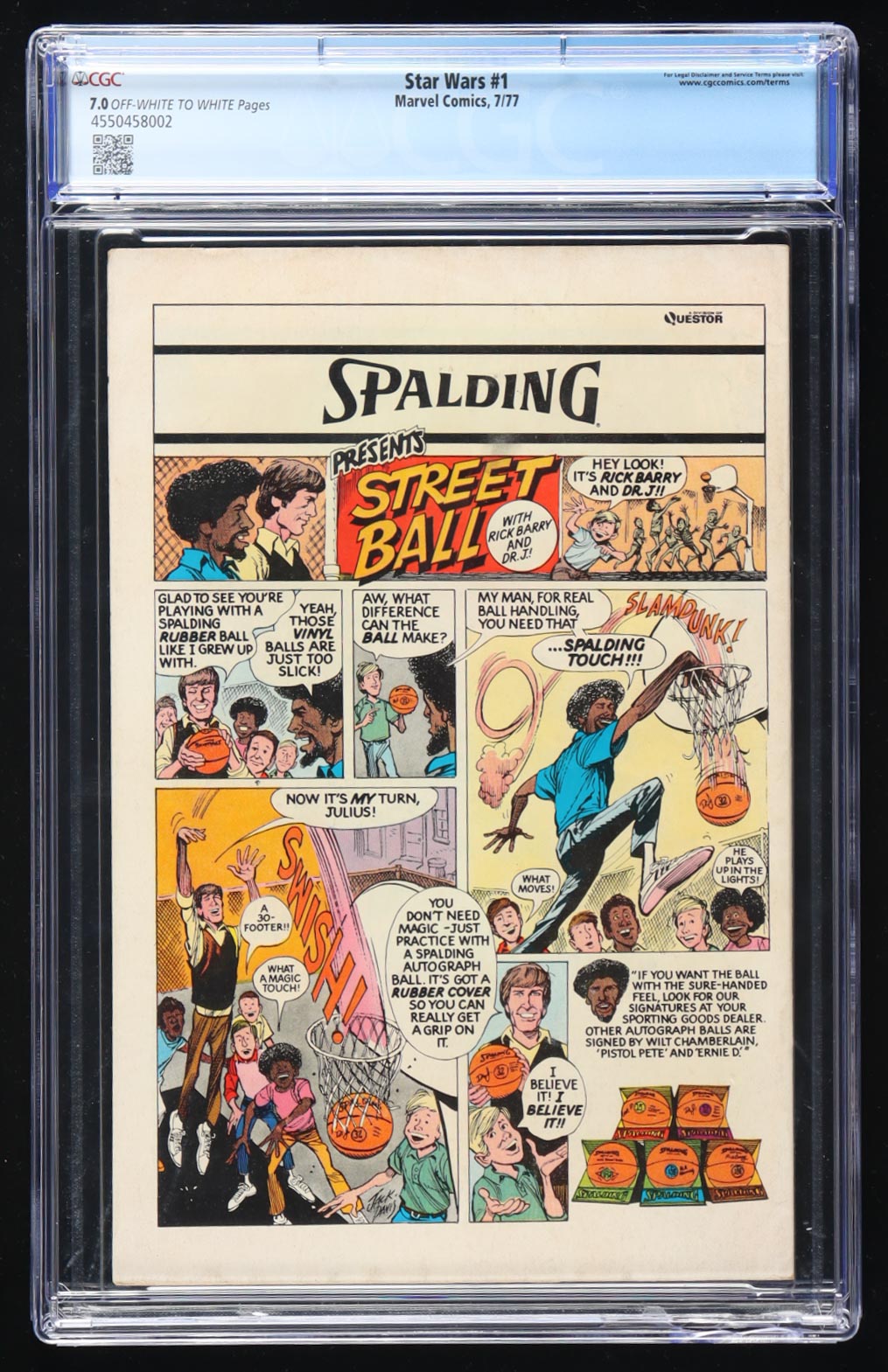 1977 "STAR WARS" Issue #1 Marvel Comic Book (CGC 7.0) at PristineAuction.com 1977 "STAR WARS" Issue #1 Marvel Comic Book (CGC 7.0) at PristineAuction.com