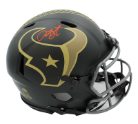 Arian Foster Signed Texans Full-Size Authentic On-Field Salute to Service Alternate Speed Helmet (Beckett) at PristineAuction.com