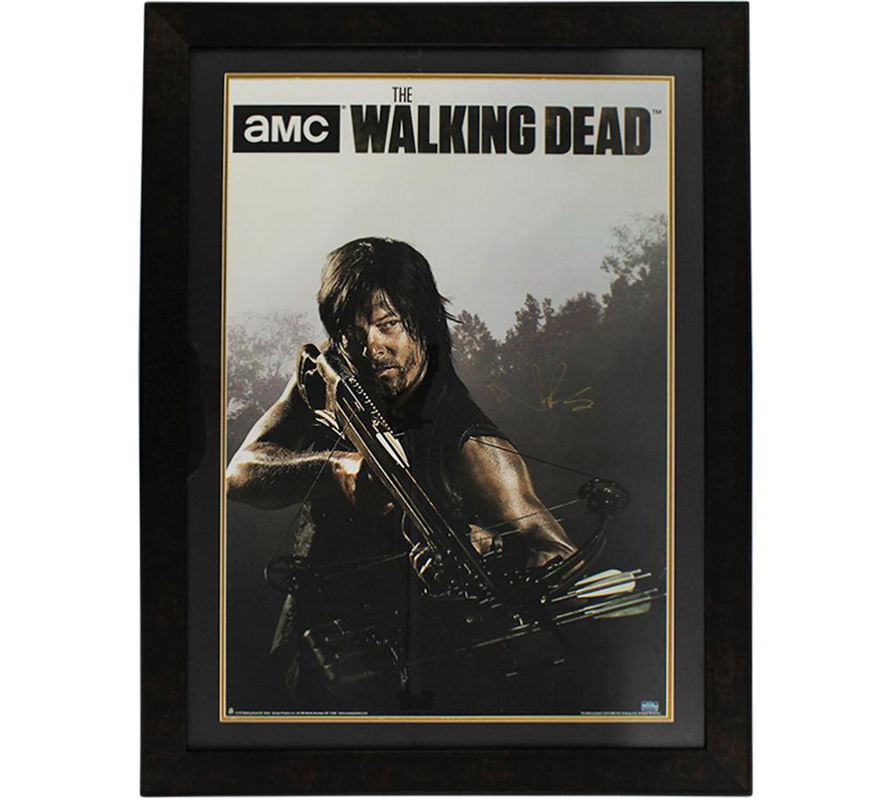 Norman Reedus Signed "The Walking Dead" Custom Framed Photo (Radtke) at PristineAuction.com Norman Reedus Signed "The Walking Dead" Custom Framed Photo (Radtke) at PristineAuction.com