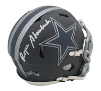 Roger Staubach Signed Cowboys Slate Alternate Speed Mini Helmet (Radtke) at PristineAuction.com