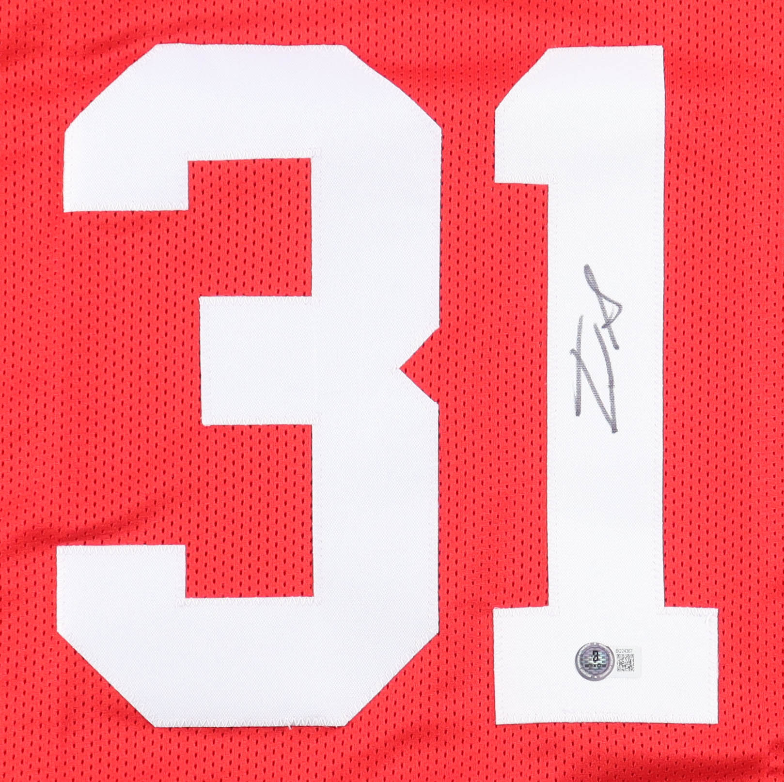 Isaac Guerendo Signed Jersey (Beckett) at PristineAuction.com Isaac Guerendo Signed Jersey (Beckett) at PristineAuction.com