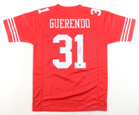 Isaac Guerendo Signed Jersey (Beckett) at PristineAuction.com