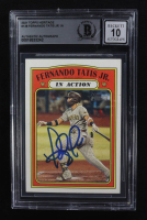 Fernando Tatis Jr. Signed 2021 Topps Heritage IA #138 (Beckett | Auto Grade BGS 10) at PristineAuction.com