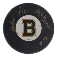 John "Pie McKenzie Signed Bruins Logo Hockey Puck (SoP) at PristineAuction.com
