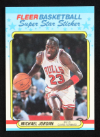 Michael Jordan 1988-89 Fleer Stickers #7 at PristineAuction.com