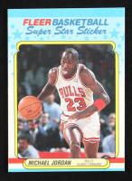 Michael Jordan 1988-89 Fleer Stickers #7 at PristineAuction.com