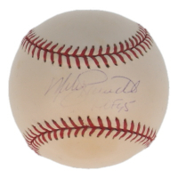 Mike Schmidt Signed OML Baseball Inscribed "HOF 95" (Jackson) at PristineAuction.com