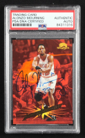 Alonzo Mourning Signed 1995-96 SkyBox Premium #182 (PSA Authentic) at PristineAuction.com