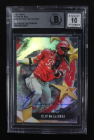 Elly De La Cruz Signed 2025 Topps Stars of MLB #SMLB13 (Beckett | Auto Grade BGS 10) at PristineAuction.com