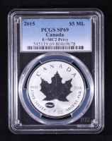 2015 Canada $5 Maple Leaf, E=MC² Privy - 1oz .9999 Fine Silver Coin (PCGS SP69) at PristineAuction.com
