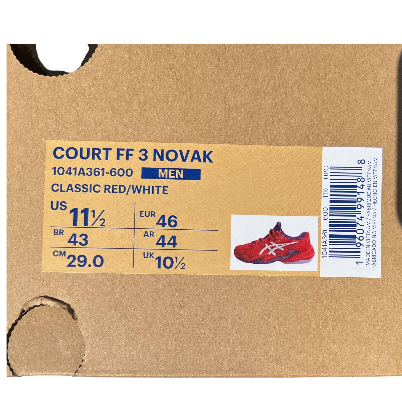 Novak Djokovic Signed Asics Tennis Shoe (JSA) at PristineAuction.com Novak Djokovic Signed Asics Tennis Shoe (JSA) at PristineAuction.com