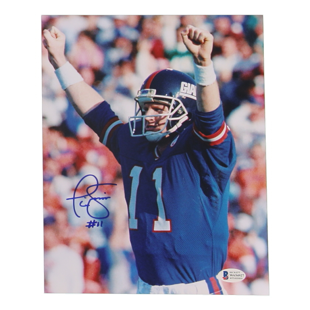 Phil Simms Signed Giants 8x10 Photo (Beckett) at PristineAuction.com