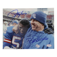 Lawrence Taylor & Bill Parcells Signed Giants 8x10 Photo (PSA) at PristineAuction.com