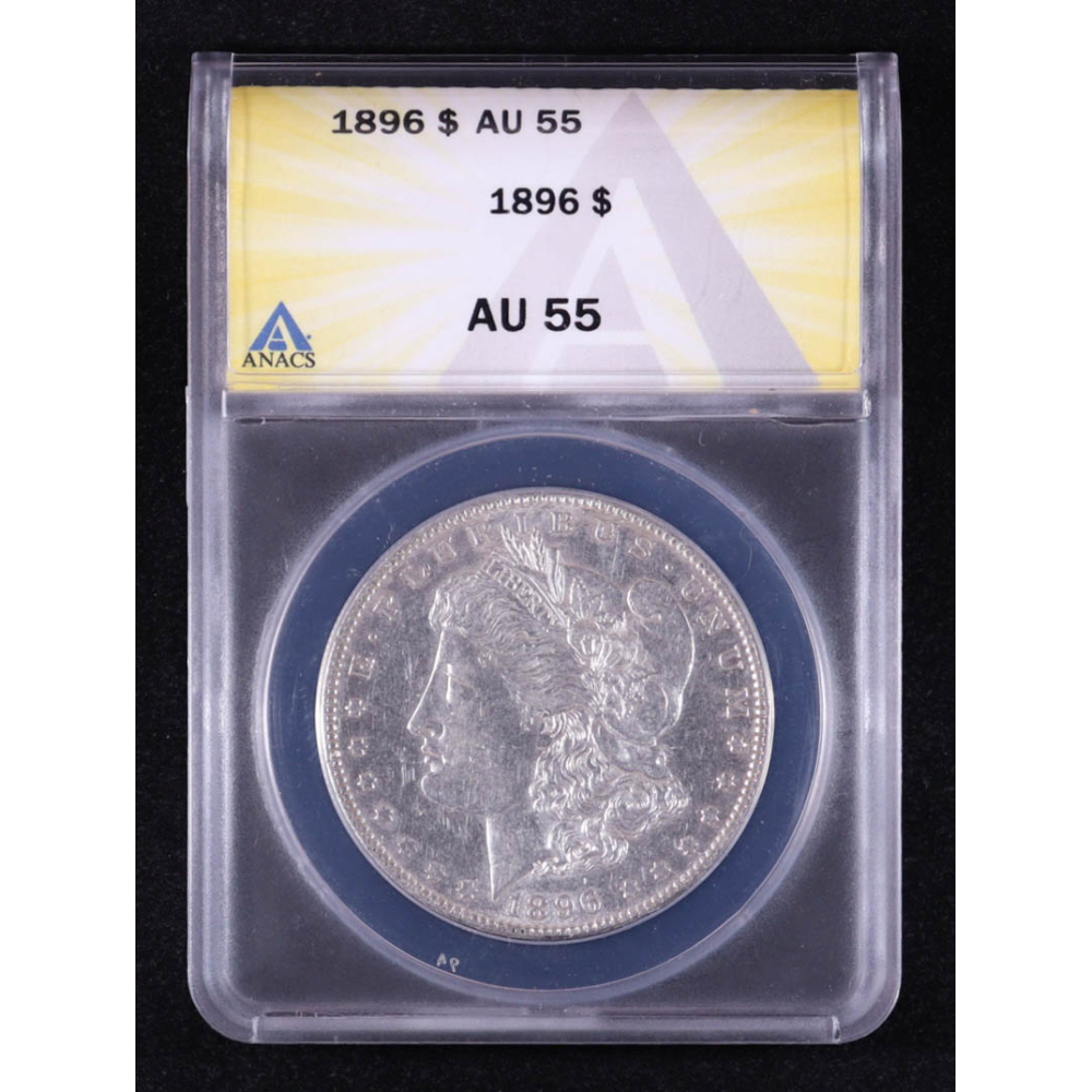 1896 Morgan Silver Dollar (ANACS AU55) at PristineAuction.com