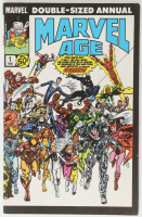 1985 "Marvel Age Double-Sized Annual" Issue #1 Marvel Comic Book at PristineAuction.com