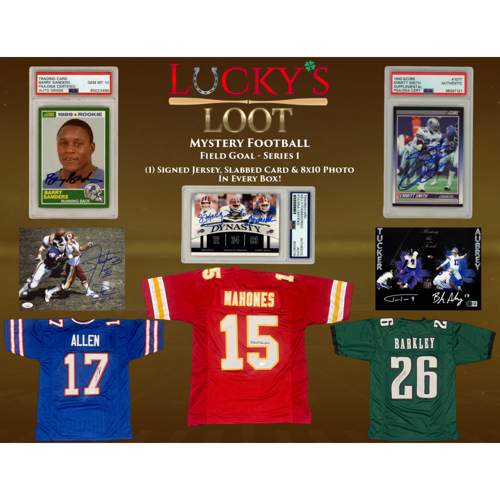 Lucky's Loot Field Goal Football Series 1 Mystery Box at PristineAuction.com