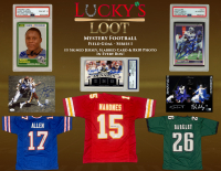 Lucky's Loot Field Goal Football Series 1 Mystery Box at PristineAuction.com