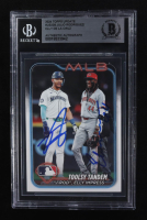 Elly De La Cruz & Julio Rodriguez Signed 2024 Topps Update #US238 (Beckett | Auto Grade BGS Authentic) at PristineAuction.com