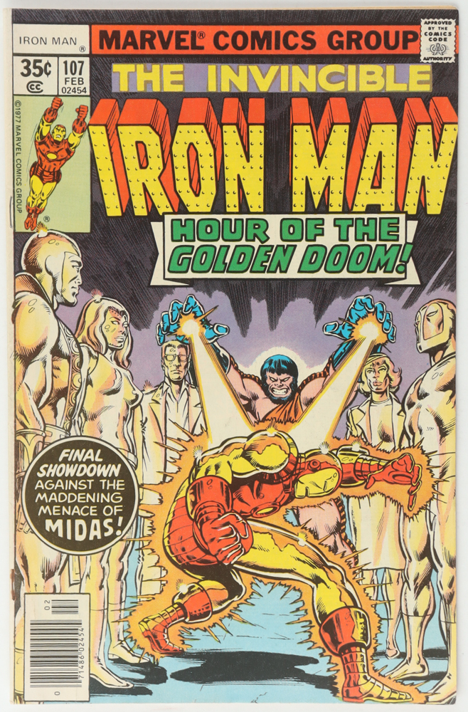 1978 "The Invincible Iron Man" Issue #107 Marvel Comic Book at PristineAuction.com 1978 "The Invincible Iron Man" Issue #107 Marvel Comic Book at PristineAuction.com