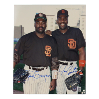 Tony Gwynn & Joe Carter Signed Padres 8x10 Photo (Beckett) at PristineAuction.com