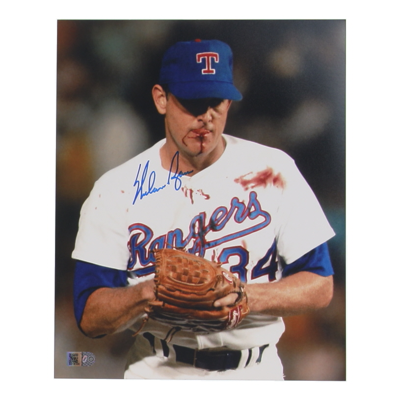 Nolan Ryan Signed Rangers 8x10 Photo (AIV) at PristineAuction.com Nolan Ryan Signed Rangers 8x10 Photo (AIV) at PristineAuction.com