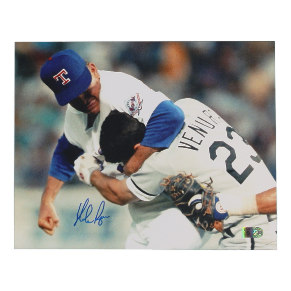 Nolan Ryan Signed Rangers 8x10 Photo (AIV) at PristineAuction.com