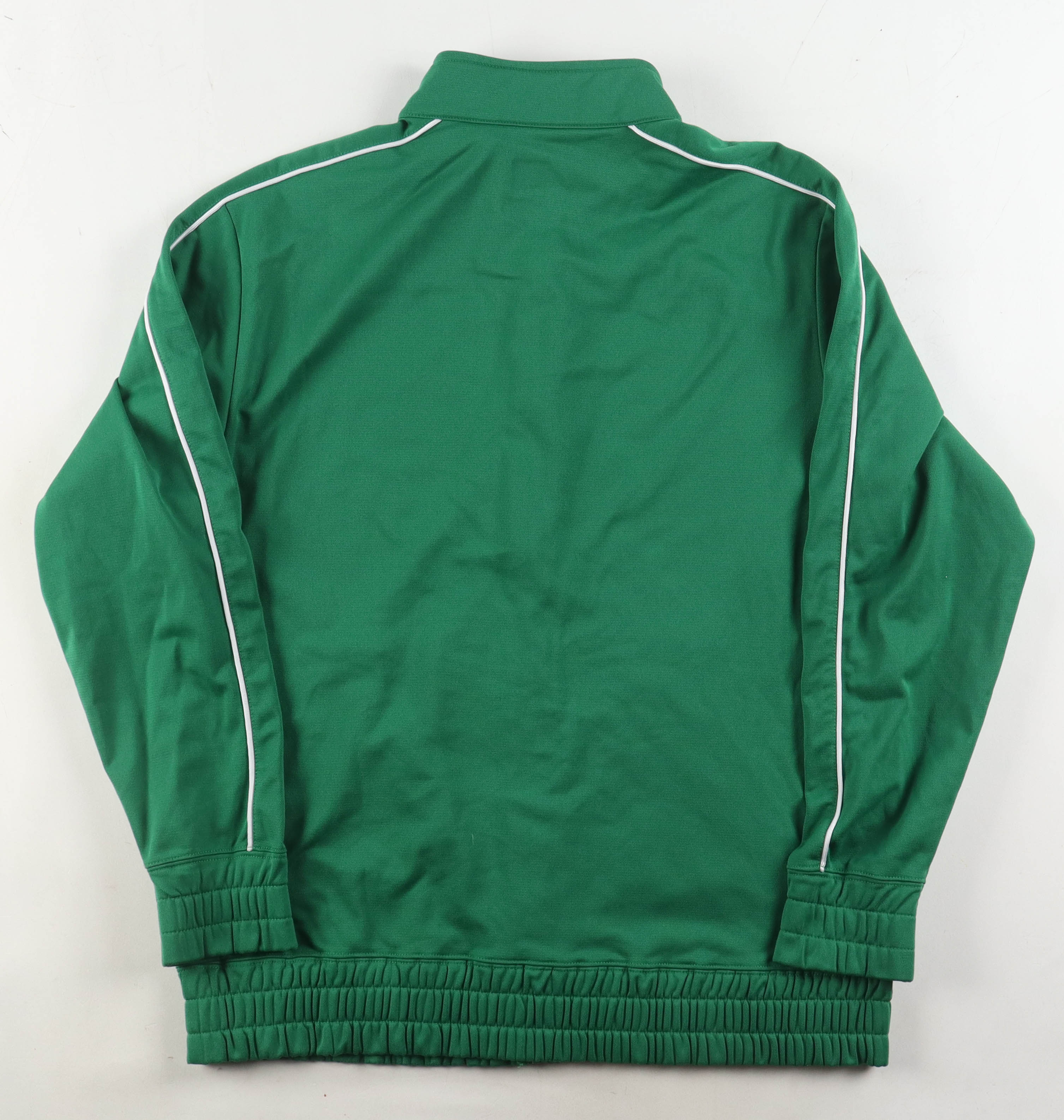 Larry Bird Signed Celtics Majestic Hardwood Classics Authentic Warm-Up Jacket (PSA) at PristineAuction.com Larry Bird Signed Celtics Majestic Hardwood Classics Authentic Warm-Up Jacket (PSA) at PristineAuction.com