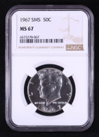 1967 SMS Kennedy Half Dollar - 40% Silver Special Mint Set (NGC MS67) at PristineAuction.com