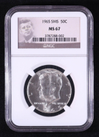 1965 SMS Kennedy Half Dollar - 40% Silver Special Mint Set (NGC MS67) at PristineAuction.com