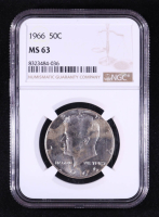 1966 Kennedy Silver Half Dollar (NGC MS63) at PristineAuction.com