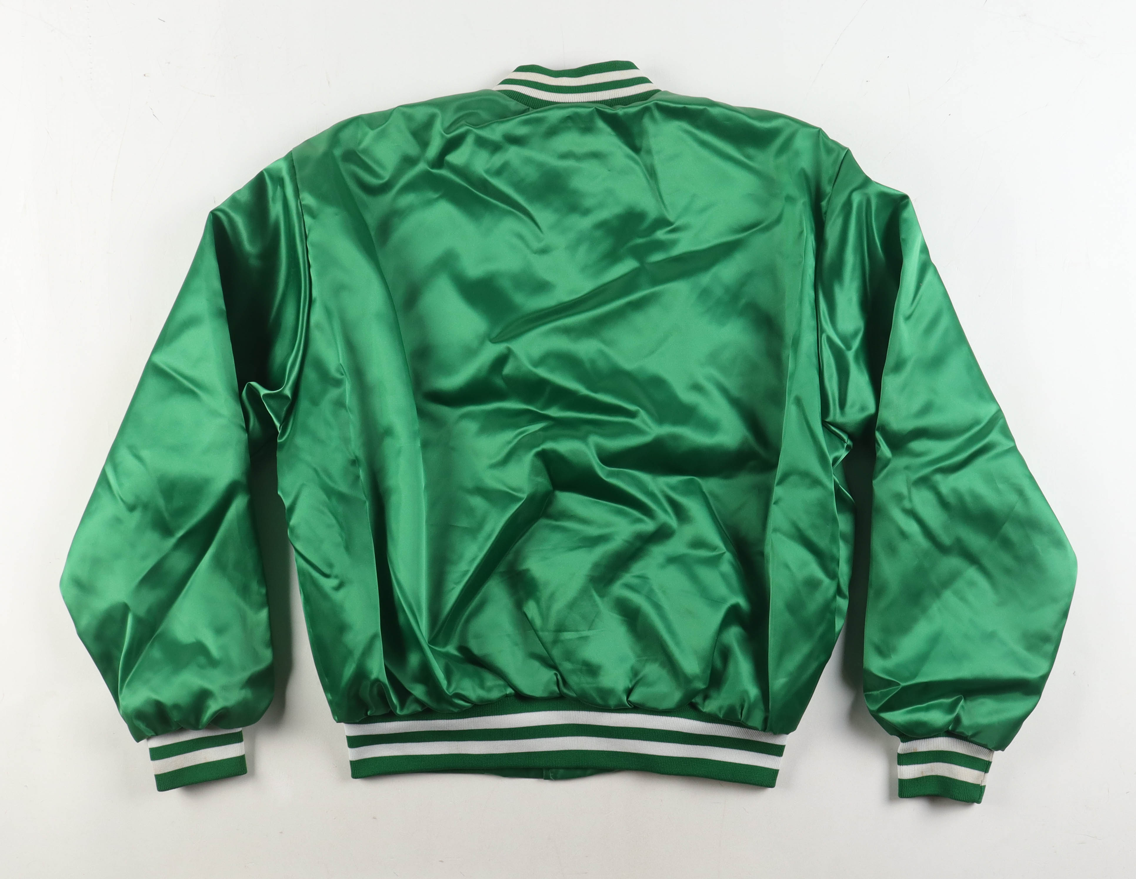 Larry Bird Signed Vintage Boston Celtics Warm-Up Jacket (PSA) at PristineAuction.com Larry Bird Signed Vintage Boston Celtics Warm-Up Jacket (PSA) at PristineAuction.com