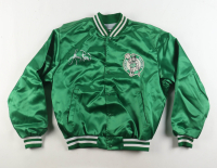 Larry Bird Signed Vintage Boston Celtics Warm-Up Jacket (PSA) at PristineAuction.com