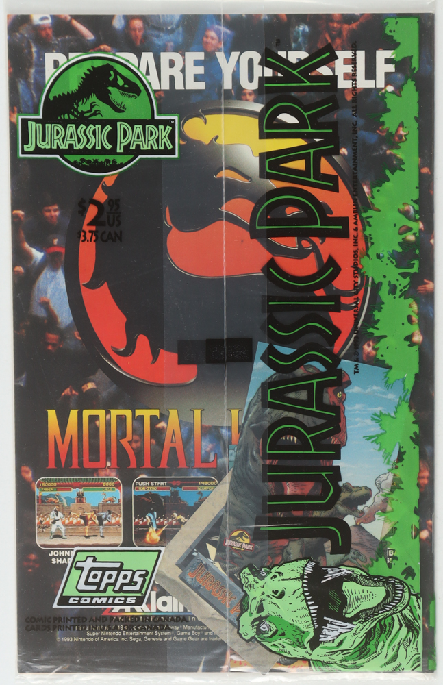 1993 "Jurassic Park" Issue #3 Topps Comic Book at PristineAuction.com 1993 "Jurassic Park" Issue #3 Topps Comic Book at PristineAuction.com