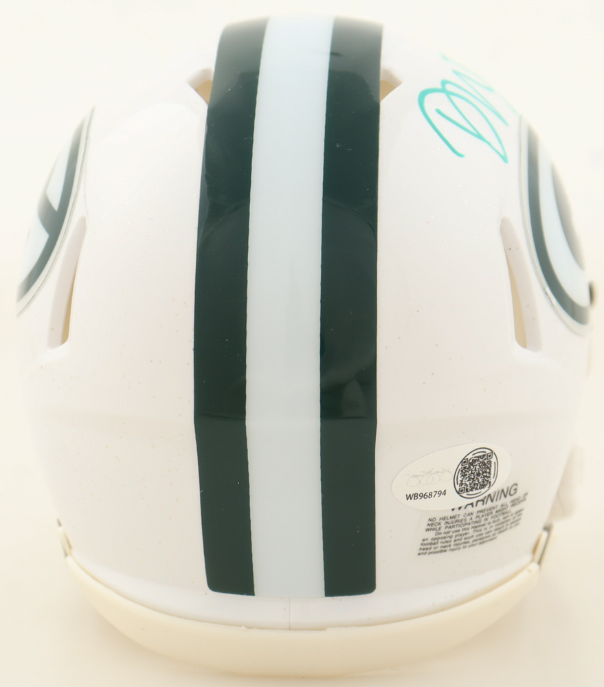 Dontayvion Wicks Signed Packers Speed Mini Helmet (JSA) at PristineAuction.com Dontayvion Wicks Signed Packers Speed Mini Helmet (JSA) at PristineAuction.com