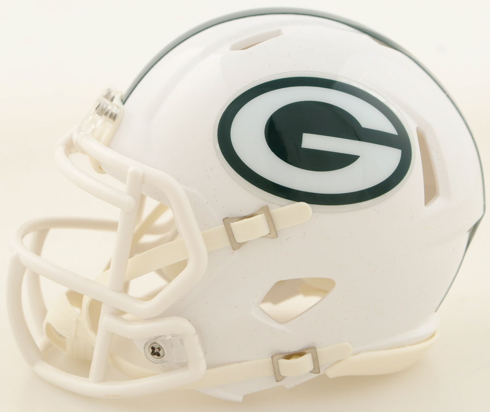 Dontayvion Wicks Signed Packers Speed Mini Helmet (JSA) at PristineAuction.com Dontayvion Wicks Signed Packers Speed Mini Helmet (JSA) at PristineAuction.com