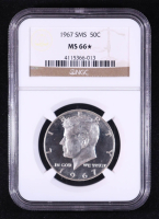 1967 SMS Kennedy Half Dollar - 40% Silver Special Mint Set (NGC MS66*) at PristineAuction.com