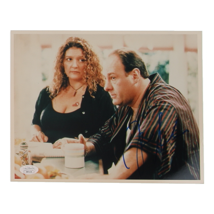James Gandolfini Signed "The Sopranos" 8x10 Photo (JSA) at PristineAuction.com James Gandolfini Signed "The Sopranos" 8x10 Photo (JSA) at PristineAuction.com
