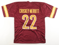 Jacory Croskey-Merritt Signed Jersey (Beckett) at PristineAuction.com