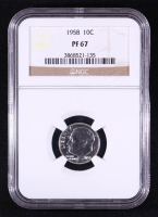 1958 Roosevelt Silver Proof 10C Dime (NGC PF67) at PristineAuction.com